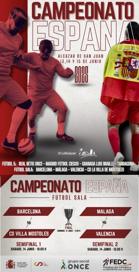  CAMPEONATO DE ESPAÑA  FUTBOL SALA  FEDEC (Federación Española de Deportes para Ciegos)